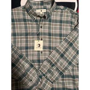Duck Head Herren XL Trekking grün kariert Button Down Langarm Hemd Neu mit Etikett UVP 108 - Bild 1 von 5