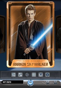 Topps Star Wars Card Trader 2025 Topps' Choice S2 Orange SR - Anakin Skywalker - Bild 1 von 1