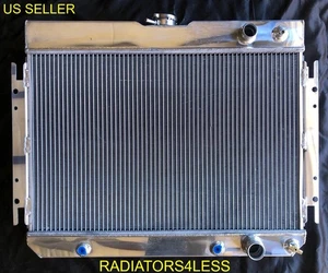 CHAMPION 3 ROW ALUMINUM RADIATOR 63 64 65 66 67 68 CHEVY IMPALA LS ENGINE SWAP - Picture 1 of 2