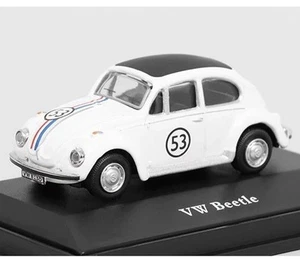 VW Volkswagen Käfer / Beetle - like a Herbie #53 - white - CARARAMA 1:72 - Picture 1 of 6