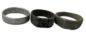Original WW I WW1 Austro-Hungarian army Soldier's ring 3 pcs. - Picture 1 of 11