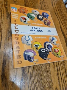 SEPT 19 1965 BALTIMORE COLTS vs VIKINGS (Baltimore Colts Memorabilia) - Picture 1 of 3