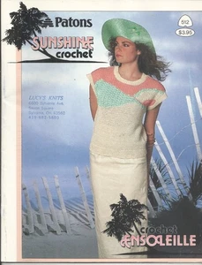 Patons Sunshine Crochet; Booklet #512; 12 Patterns; 1986 - Picture 1 of 3