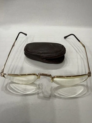 Christian DIOR Monsieur Folding Glasses 2172 Vintage  Gold Tone  Austria Frames - Image 1 of 4