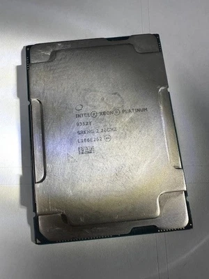 *BAD* FOR PARTS  SRKHG INTEL XEON PLATINUM 8352Y 2.2GHZ 32-CORE ICE-LAKE - Image 1 of 2