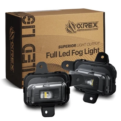 Luces antiniebla LED de doble color AlphaRex para GMC Sierra 1500 2022-2025 excepto AT4X Foto 1 de 4