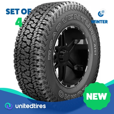 Juego de (4) nuevos LT 265/70R18 Kumho Road Venture AT51 124/121R Foto 1 de 3