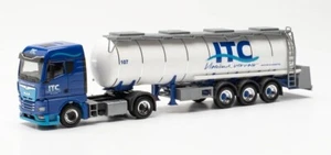 HERPA - MAN TGX GM 4x2 con rimorchio cisterna a 3 assi ITC - 1/87 - HER316064 - Foto 1 di 1