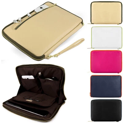 VanGoddy Padded Tablet Leather Sleeve Pouch Case Zipper Bag For 10.2" iPad 9th - Image 1 of 4