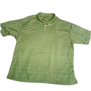 Camisa polo Dockers Premium Golf para hombre XL rayas verdes - Imagen 1 de 2