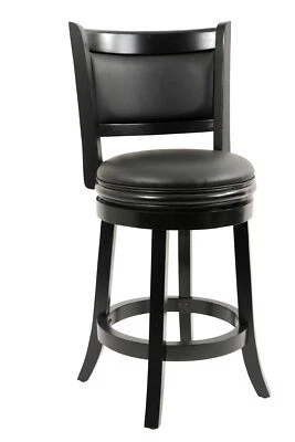 Boraam Augusta Swivel Stool 24"/Black - Image 1 of 2