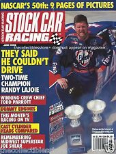 RANDY LAJOIE AUTOGRAPHED SIGNED JUNE 1998 STOCK CAR RACING NASCAR PHOTO MAGAZINE