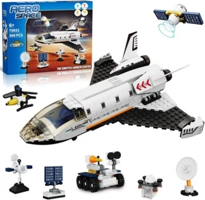 Juguetes del transbordador espacial para niños de 6 7 8 9 10 11 12 años. Kit de construcción aeroespacial con - Imagen 1 de 6