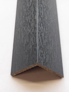 "9,00€/m" 2m Abdeckleiste  Winkelleiste PVC - Winkel Anthrazitgrau 7016  60x40mm - Bild 1 von 1