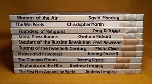 In Profile Silver Burdett Educational Biography History 10 HC book lot Vintage - Bild 1 von 14