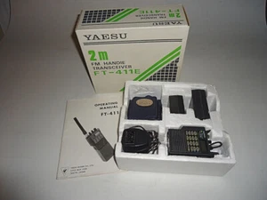 Yaesu FT-11e 2M Handie Transceiver. For Parts or Repair. Transmitter works - Photo 1/3