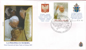 2004-Fdc enveloppe 1°Jour**/Vatican.Voyage du Pape J.P.II-La Pologne et l'europe - Imagen 1 de 1