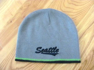 Gorro Seattle Gris Tejido por Colosseum Athletics NUEVO Unisex Talla Única (CH) - Imagen 1 de 3