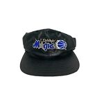 Vintage ORLANDO MAGIC Satin Style Snapback Hat Black Universal 1990s