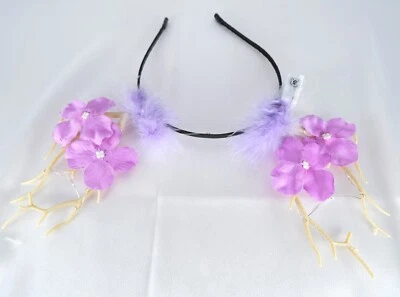 Light Up Antler Christmas Headband Hair Band Christmas LED Hair Hoop Kids USA - Image 1 of 4