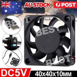 USB Cooling Fan 40x40x10mm DC 5V Brushless CPU Computer Laptop Cooler Fan - Picture 1 of 9