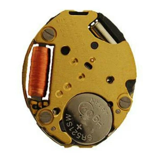 2-Hand Thin Quartz Watch Movement With Winding Stem & Battery For Miyota 5Y20 - Imagen 1 de 6