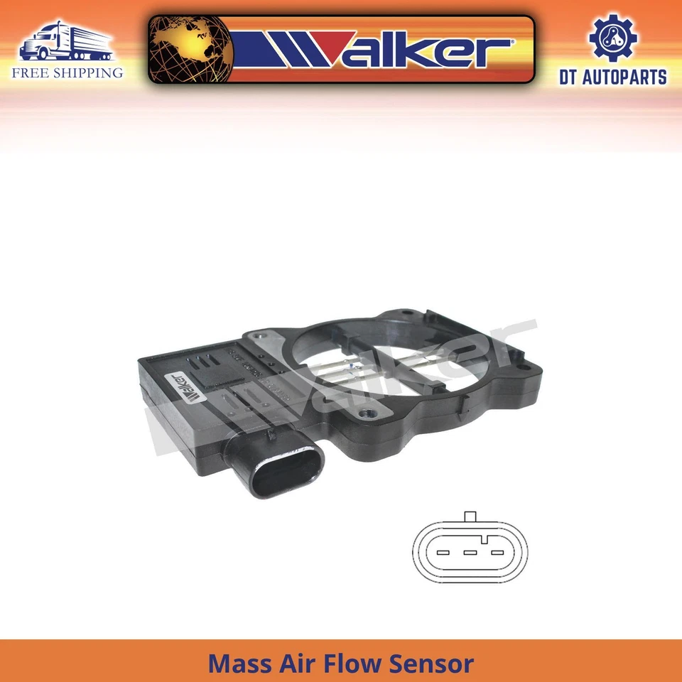Sensor de flujo de aire masivo Walker 1997 1998 1999 para GMC Sonoma 1996-2004 4,3 L V6 Foto 1 de 4