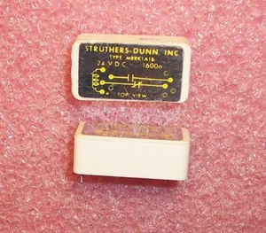QTY (1) MRRK1A1B-24VDC STRUTHERS & DUNN 24V RELAY 1600 Ohm NOS - Picture 1 of 1