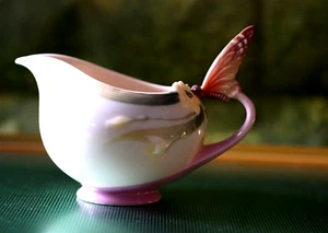 Franz Porcelain China Papillon Butterfly Jug/pitcher/creamer by Jen Woo Boxed - Picture 1 of 5