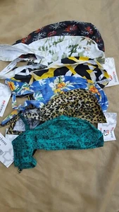 BIKER Motorcycle HEAD WRAPS SKULL CAP DOO RAG 6 pc RANDOM Assorted Patterns NOS - Bild 1 von 12