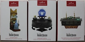 Hallmark 2023 Disney Haunted Mansion Conse Coffin Victor Geist Madam Leota Lot 3 - Picture 1 of 1