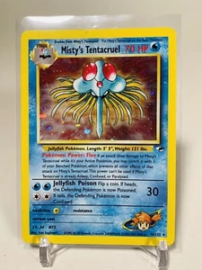 Pokemon MISTY'S TENTACRUEL Card GYM HEROES Set 10/132 Holo - Picture 1 of 5