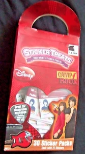 Camp Rock 30 bambini confezione classe adesivo San Valentino pacchetto biglietti scatola appiattita - Foto 1 di 2