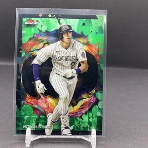 2024 Topps Finest Nolan Jones Rare #234 Green /25 Colorado Rockies - Picture 1 of 3