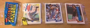 1990 Fleer Pack Alvin Davis Mariners Kirk McCaskill Angels Benito Santiago Padre - Picture 1 of 2
