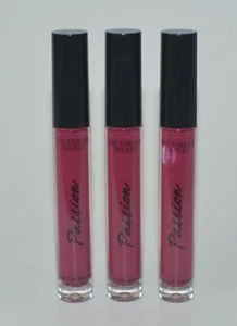 LOT OF 3 VICTORIA'S SECRET PASSION COLOR SHINE LIP GLOSS BALM WAND COLOR SHIMMER - Picture 1 of 5