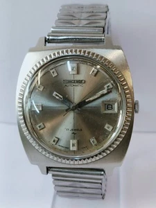 VINTAGE SEIKO AUTOMATIC 17J GRAUES ZIFFERBLATT 7005-7022 JAPAN HERREN FUNKTIONSFÄHIG - Bild 1 von 24