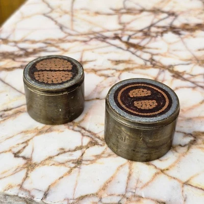 Secciones de cable antiguas de Henley Pisapapeles de cable - Telégrafo transatlántico Foto 1 de 4