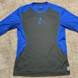 Nike Pro Combat KEN GRIFFEY JR. SWINGMAN Shirt Herren XL Dri Fit Schwarz Blau Fitted - Bild 1 von 10
