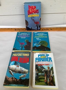 Vintage Box Set 4 Philip Jose Farmer FABULOUS RIVERWORLD Sci Fi Fantasy PB Serie - Bild 1 von 14