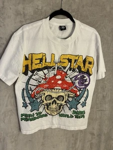 Hellstar Studios T-Shirt XL Skeleton Tee USA Sreetwear world Tour 2023 crop - Imagen 1 de 16
