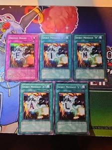 Destiny Board & Spirit Messages "I", "N", "A", "L" RP02-EN045-49 Ilimitado Casi Nuevo  - Imagen 1 de 7