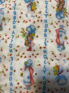 Holly Hobbie Vintage Fabric Cotton 44” X  170” - Picture 1 of 5