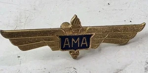 Vintage 1950er AMA Academy of Model Aeronautics Mitglied Anstecknadel RC Flugzeuge - Bild 1 von 4