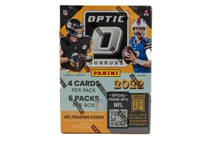 2022 Panini Donruss Optic Football 6-Pack Blaster Box (Pink Parallels) - Picture 1 of 4