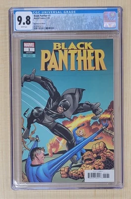 Black Panther # 1 - CGC 9.8 - Jack Kirby 1:500 Remastered Color Variant!! - Image 1 of 2