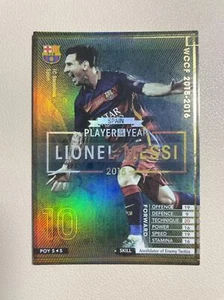 2015-16 Panini WCCF Lionel Messi Refractor Card POY Barcelona Miami - Picture 1 of 2