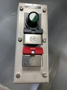 NEW Green 800H-2HAR4 ALLEN BRADLEY STAINLESS STEEL PUSH BUTTON STATION NNB - Picture 1 of 6