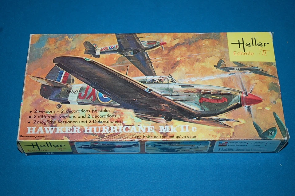 HELLER 152 - Hawker Hurricane Mk. IIc  scala 1/72 - Immagine 1 di 1