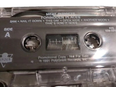 RARE - Meat Puppets CASSETTE TAPE Forbidden Places - Promo Tape - 1991  - Image 1 of 4